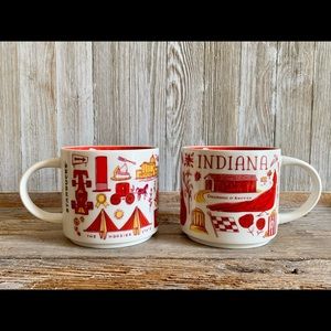 Starbucks Been There Series Indians Mugs Set of 2